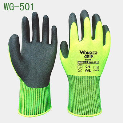 多给力WG-501浸胶耐磨防滑透气园艺手套